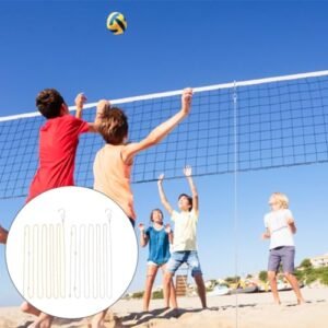 GOMAKERER 4 Pcs Volleyball Net Height Chains, 2 Colors (Platinum, Gold) Measuring Chains Volleyball Referee Equipment for Outdoor Training - Image 4