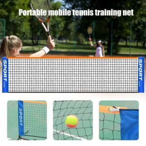 KLOP256 Tennis and Badminton Net, 5.1M Foldable Volleyball Net - Image 4