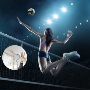 NICENEEDED 2 Pcs Volleyball Net Height Chain Setter, Volleyball Net Height Adjuster, Referee Equipment Net Height Measurement Outdoor Training Volleyball Practice Accessories - Image 4